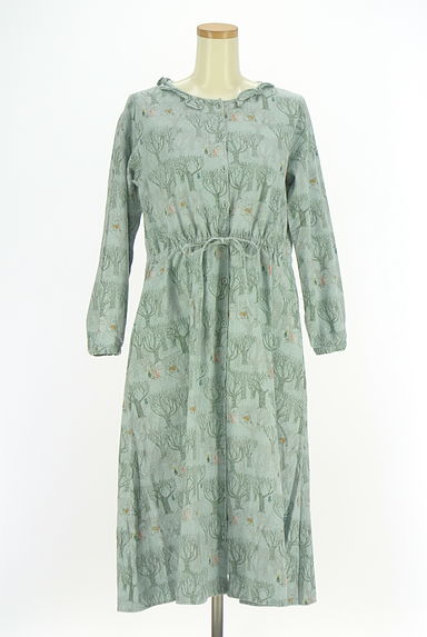 Samansa Mos2（サマンサモスモス）の古着「ムーミンコラボ総柄ワンピース（ワンピース・チュニック）」大画像１へ