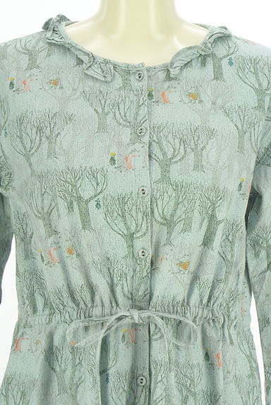 Samansa Mos2（サマンサモスモス）の古着「ムーミンコラボ総柄ワンピース（ワンピース・チュニック）」大画像４へ