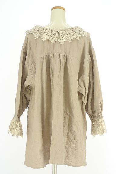 Samansa Mos2（サマンサモスモス）の古着「レース付ミドル丈カーディガン（カーディガン・ボレロ）」大画像２へ