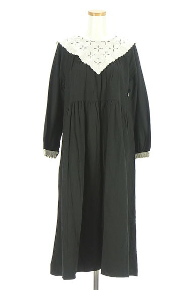 Samansa Mos2（サマンサモスモス）の古着「カットワークレース襟ワンピース（ワンピース・チュニック）」大画像１へ