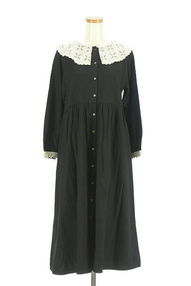 Samansa Mos2（サマンサモスモス）の古着「カットワークレース襟ワンピース（ワンピース・チュニック）」大画像４へ