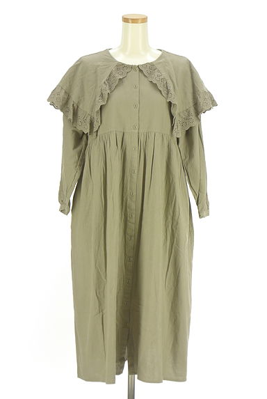 Samansa Mos2（サマンサモスモス）の古着「ケープ襟ワンピース（ワンピース・チュニック）」大画像１へ