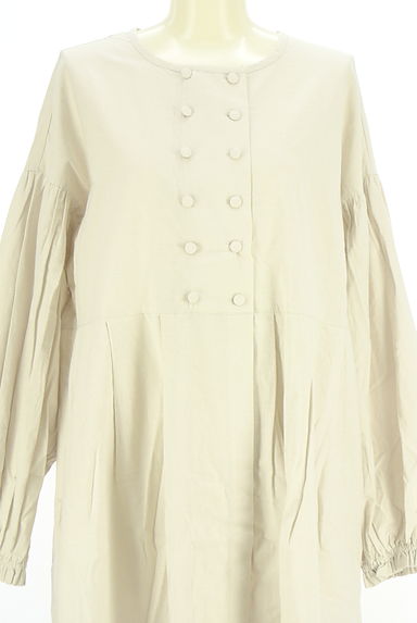 クリックで大画像表示 Samansa Mos2(サマンサモスモス)の古着「くるみボタンワンピース(ワンピース・チュニック)」大画像4へ