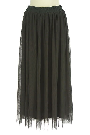 Samansa Mos2（サマンサモスモス）の古着「Samansa Mos2 blue ロングチュールスカート（ロングスカート・マキシスカート）」大画像１へ