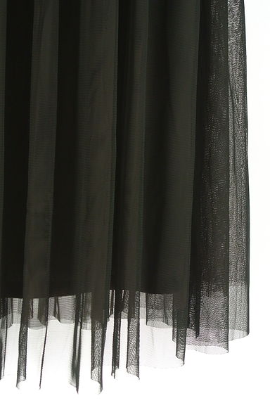 Samansa Mos2（サマンサモスモス）の古着「Samansa Mos2 blue ロングチュールスカート（ロングスカート・マキシスカート）」大画像５へ