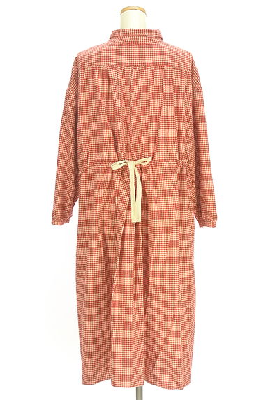 Samansa Mos2（サマンサモスモス）の古着「ギンガムチェックロングシャツワンピース（ワンピース・チュニック）」大画像２へ