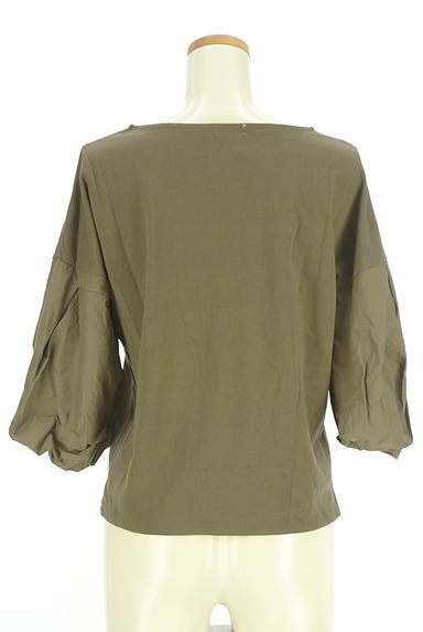 earth music&ecology（アースミュージック＆エコロジー）の古着「別地ボリュームスリーブ切替カットソー（カットソー・プルオーバー）」大画像２へ