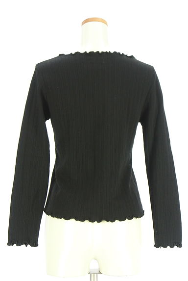 earth music&ecology（アースミュージック＆エコロジー）の古着「メロウフリルリブカットソー（カットソー・プルオーバー）」大画像２へ