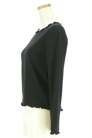 earth music&ecology（アースミュージック＆エコロジー）の古着「メロウフリルリブカットソー（カットソー・プルオーバー）」大画像３へ