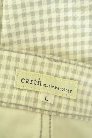 earth music&ecology（アースミュージック＆エコロジー）の古着「ギンガムチェック柄スキニーパンツ（パンツ）」大画像６へ