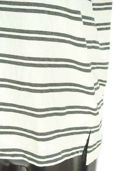 Samansa Mos2（サマンサモスモス）の古着「Samansa Mos2 blue バックリボンボーダーカット―（カットソー・プルオーバー）」大画像５へ