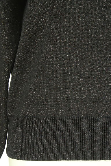 OPAQUE.CLIP（オペークドットクリップ）の古着「ラメ混Vネックニットトップス（ニット）」大画像４へ