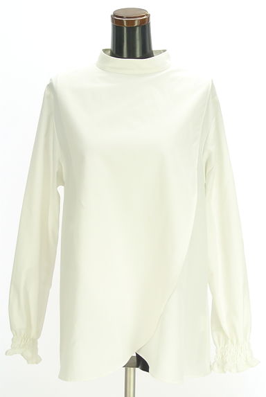 クリックで大画像表示 ROSE BUD(ローズバッド)の古着「ハイネッククロスブラウス(カットソー・プルオーバー)」大画像1へ