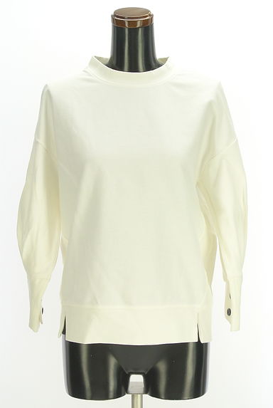 ROSE BUD（ローズバッド）の古着「タックボリューム袖カットソー（ニット）」大画像１へ