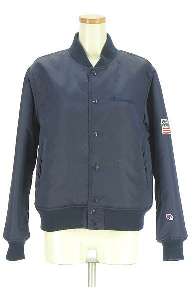 クリックで大画像表示 Ungrid(アングリッド)の古着「Championコラボ中綿入りブルゾン(ブルゾン・スタジャン)」大画像1へ