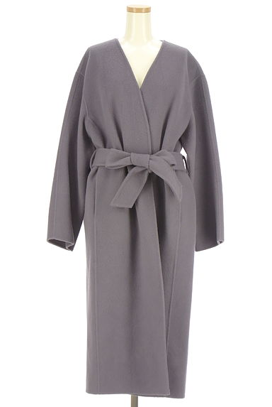 FRAY I.D（フレイアイディー）の古着「ベルト付きウールロングコート（コート）」大画像１へ