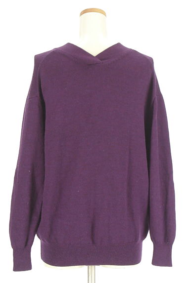 BEAUTY&YOUTH（ビューティ＆ユース）の古着「Vネックニットトップス（ニット）」大画像２へ