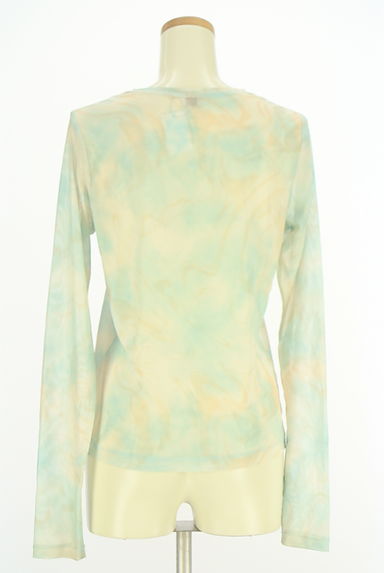 クリックで大画像表示 green label relaxing(グリーンレーベル リラクシング)の古着「マーブルシアーカットソー(カットソー・プルオーバー)」大画像2へ