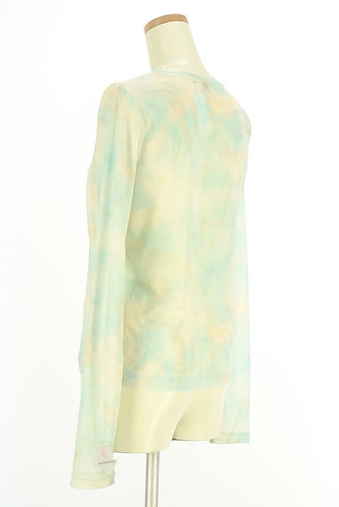 クリックで大画像表示 green label relaxing(グリーンレーベル リラクシング)の古着「マーブルシアーカットソー(カットソー・プルオーバー)」大画像4へ