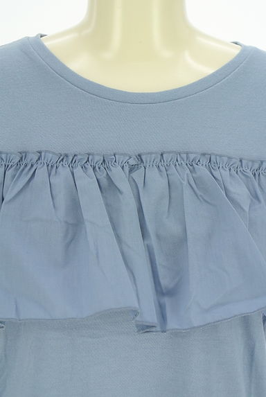 earth music&ecology（アースミュージック＆エコロジー）の古着「半袖フリルカットソー（カットソー・プルオーバー）」大画像４へ