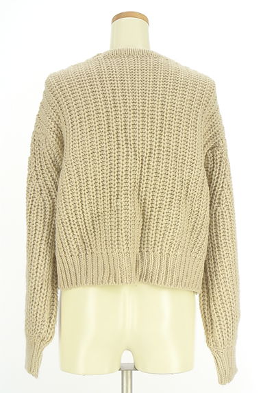 earth music&ecology（アースミュージック＆エコロジー）の古着「ボリューム袖ショートニットカーデ（カーディガン・ボレロ）」大画像２へ