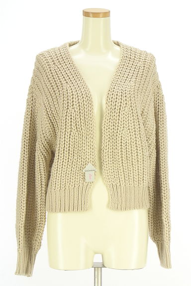 earth music&ecology（アースミュージック＆エコロジー）の古着「ボリューム袖ショートニットカーデ（カーディガン・ボレロ）」大画像４へ