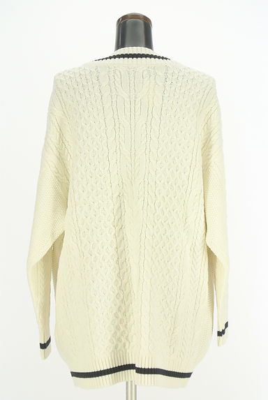 Stola.（ストラ）の古着「ケーブル編みチルデンニットカーディガン（カーディガン・ボレロ）」大画像２へ