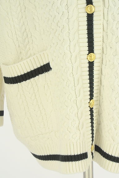 Stola.（ストラ）の古着「ケーブル編みチルデンニットカーディガン（カーディガン・ボレロ）」大画像４へ