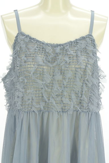 Samansa Mos2（サマンサモスモス）の古着「チュールキャミワンピース（キャミワンピース）」大画像４へ