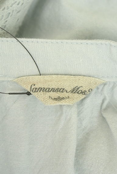 Samansa Mos2（サマンサモスモス）の古着「袖レースバンドカラーブラウス（ブラウス）」大画像６へ