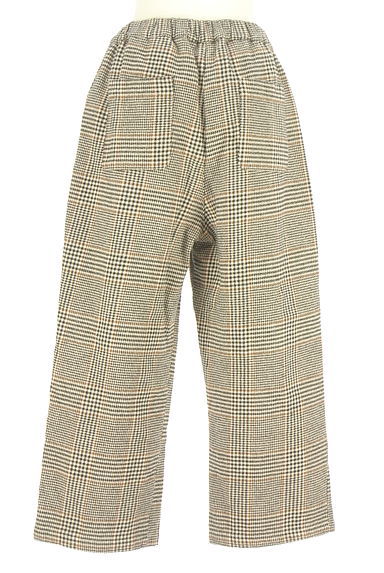 Samansa Mos2（サマンサモスモス）の古着「チェック柄ワイドパンツ（パンツ）」大画像２へ