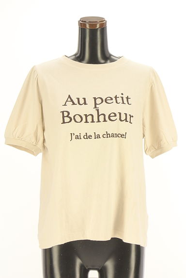 Samansa Mos2（サマンサモスモス）の古着「ロゴ刺繍半そでTシャツ（Ｔシャツ）」大画像１へ