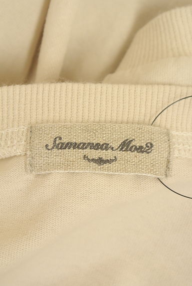 Samansa Mos2（サマンサモスモス）の古着「ロゴ刺繍半そでTシャツ（Ｔシャツ）」大画像６へ