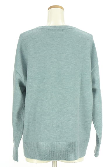 Samansa Mos2（サマンサモスモス）の古着「刺繍ロゴ入りニットトップス（ニット）」大画像２へ