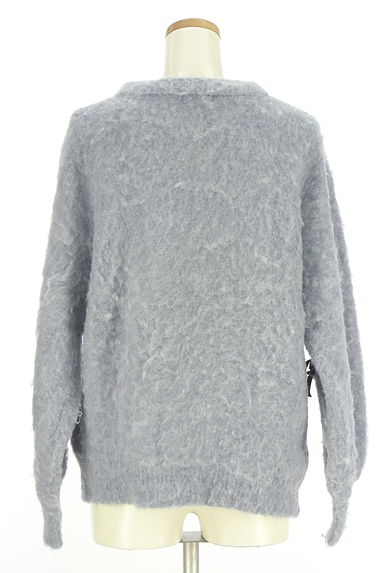 Samansa Mos2（サマンサモスモス）の古着「ベロアリボン付きニットトップス（ニット）」大画像２へ