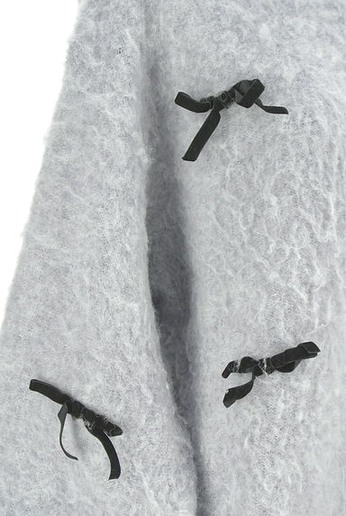 Samansa Mos2（サマンサモスモス）の古着「ベロアリボン付きニットトップス（ニット）」大画像４へ