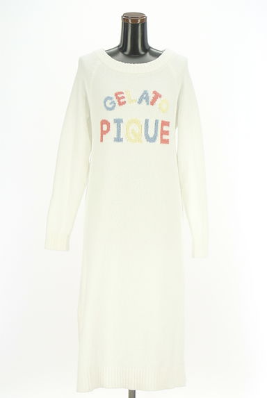 gelato pique（ジェラートピケ）の古着「カラフルロゴ入りワンピース（ワンピース・チュニック）」大画像１へ