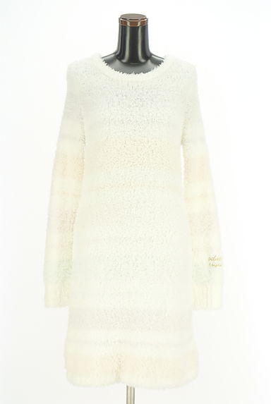 gelato pique（ジェラートピケ）の古着「マルチボーダー柄ワンピース（ワンピース・チュニック）」大画像１へ