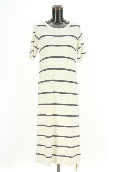 gelato pique（ジェラートピケ）の古着「半そでボーダー柄ワンピース（ワンピース・チュニック）」大画像１へ