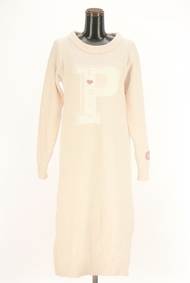 クリックで大画像表示 gelato pique(ジェラートピケ)の古着「Pロゴリラックスワンピース(ワンピース・チュニック)」大画像1へ