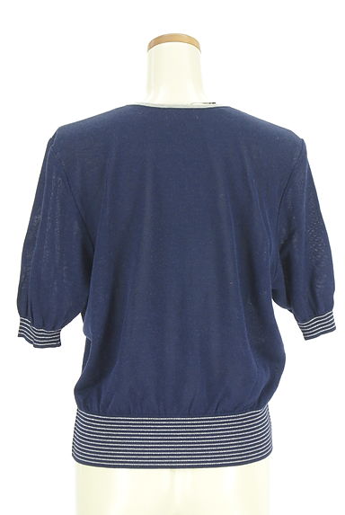 クリックで大画像表示 Chamois(シャミー)の古着「ラメ刺繍入り半そでニットトップス(ニット)」大画像2へ