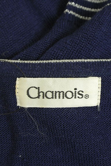 クリックで大画像表示 Chamois(シャミー)の古着「ラメ刺繍入り半そでニットトップス(ニット)」大画像6へ