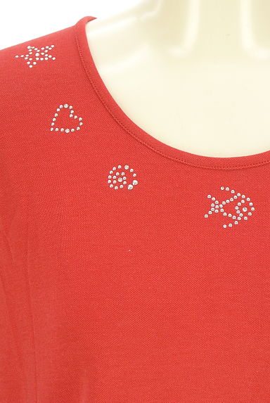 Chamois（シャミー）の古着「Chamois V ラインストーン付き半そでカットソー（ニット）」大画像４へ