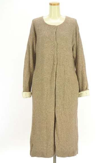 クリックで大画像表示 Samansa Mos2(サマンサモスモス)の古着「TSUHARU by Samansa Mos2 ニットロングコート(コート)」大画像1へ