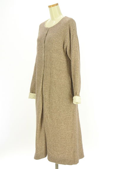 クリックで大画像表示 Samansa Mos2(サマンサモスモス)の古着「TSUHARU by Samansa Mos2 ニットロングコート(コート)」大画像3へ