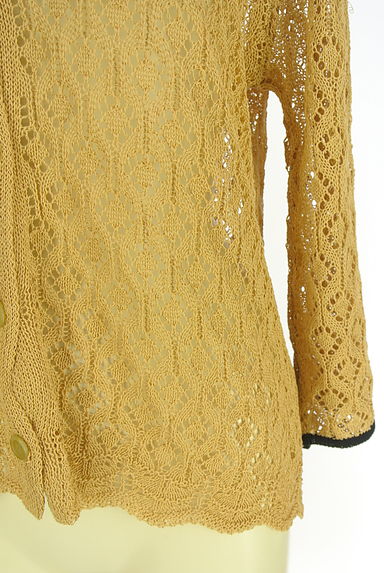 Samansa Mos2（サマンサモスモス）の古着「透かし編みニットカーディガン（カーディガン・ボレロ）」大画像５へ