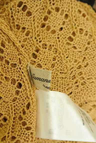 Samansa Mos2（サマンサモスモス）の古着「透かし編みニットカーディガン（カーディガン・ボレロ）」大画像６へ