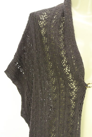 クリックで大画像表示 Samansa Mos2(サマンサモスモス)の古着「SM2 ピン付き透かし編みカーディガン(カーディガン・ボレロ)」大画像4へ