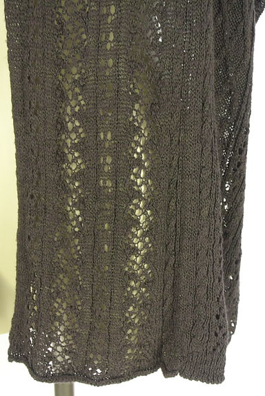 クリックで大画像表示 Samansa Mos2(サマンサモスモス)の古着「SM2 ピン付き透かし編みカーディガン(カーディガン・ボレロ)」大画像5へ