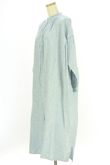 Samansa Mos2（サマンサモスモス）の古着「TSUHARU by Samansa Mos2 バンドカラーシャツワンピース（ワンピース・チュニック）」大画像３へ